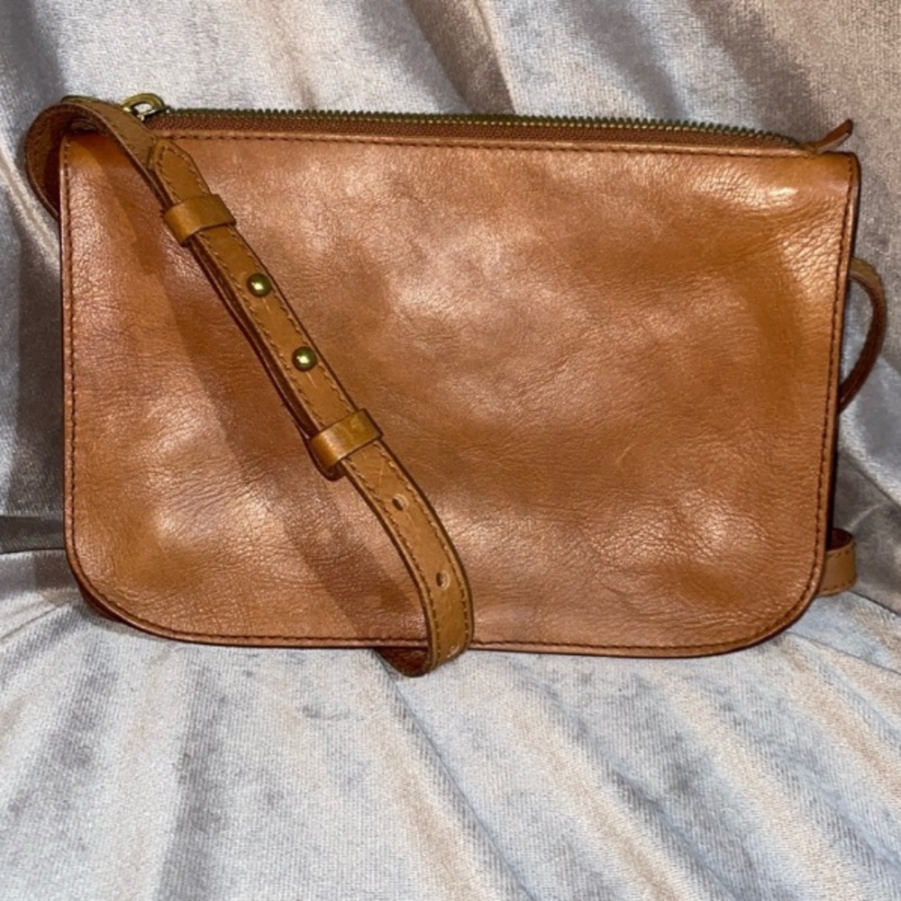 Madewell Womens Simple Crossbody Bag English Saddle G0517 D